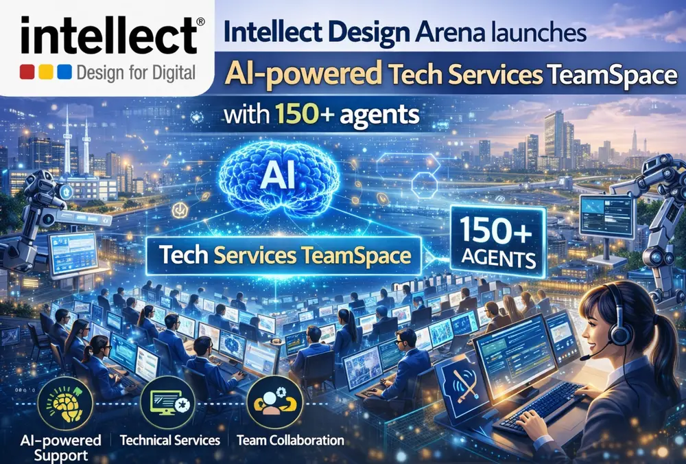 Intellect Design Arena launches AI-powered Tech Services TeamSpace with 150+ agents