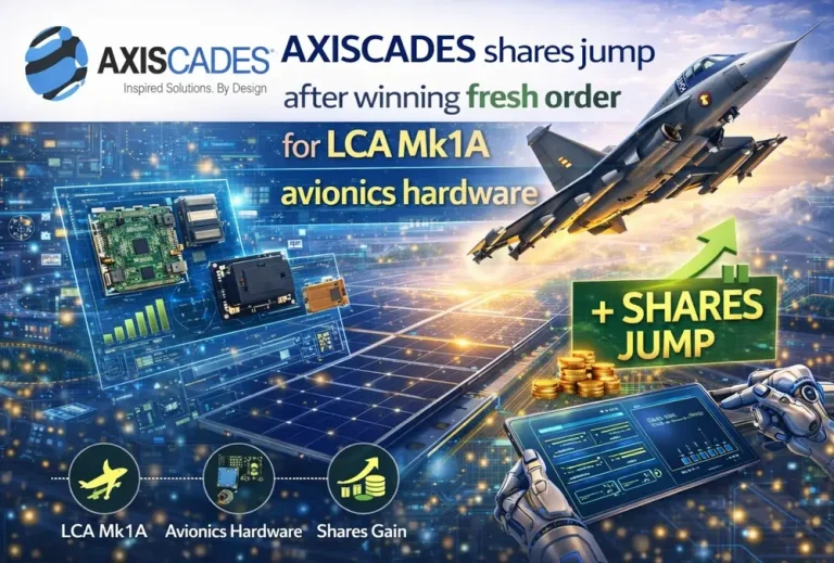 AXISCADES shares jump after winning fresh order for LCA Mk1A avionics hardware