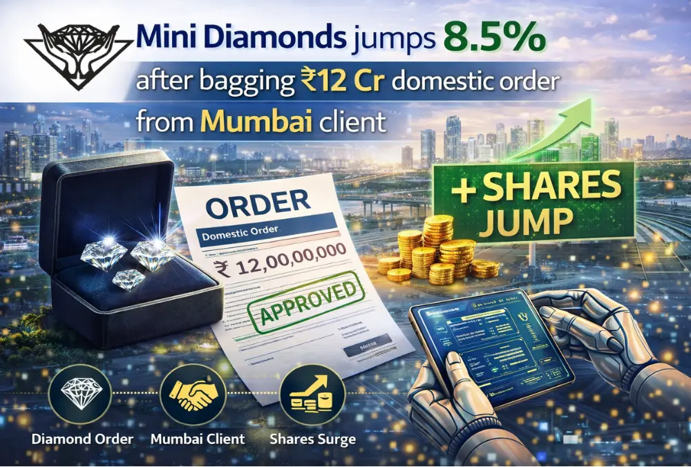 Mini Diamonds shares jump after ₹12 crore Mumbai order