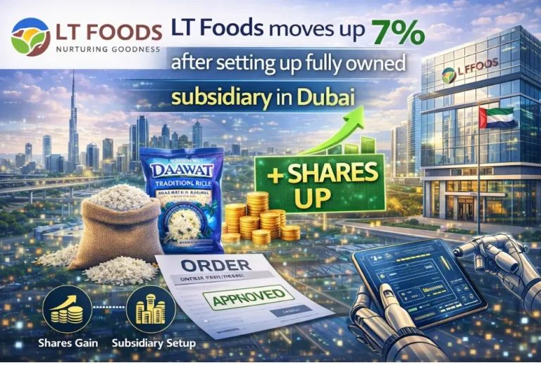 LT Foods moves up 7% after setting up fully owned subsidiary in Dubai