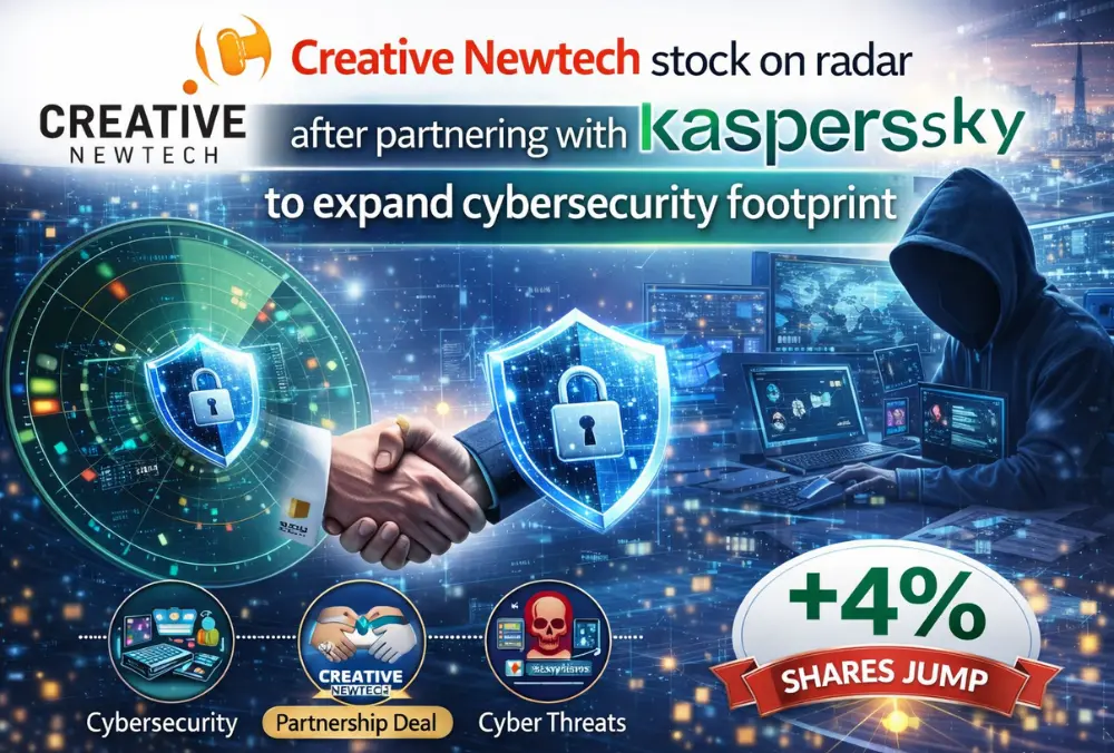 Creative Newtech partners Kaspersky; shares jump 4%