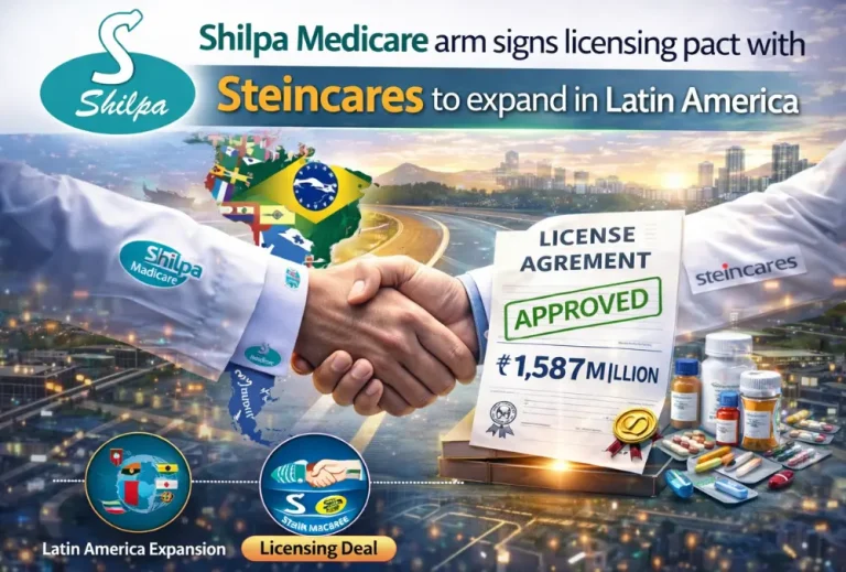 Shilpa Medicare arm signs licensing pact with Steincares to expand in Latin America