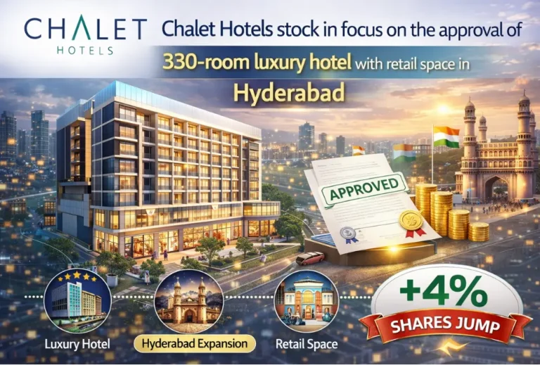 Chalet Hotels stock in focus on the approval of 330-room luxury hotel with retail space in Hyderabad