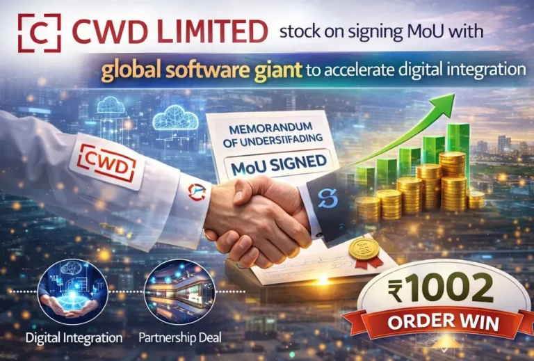 CWD Ltd stock gains on signing MoU with global software giant to accelerate digital integration