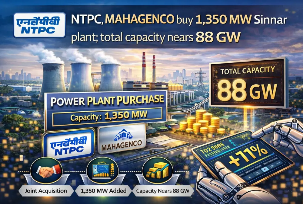 NTPC, MAHAGENCO buy 1,350 MW Sinnar plant