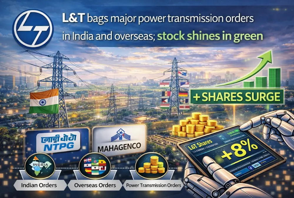 L&T wins major power transmission orders; stock up
