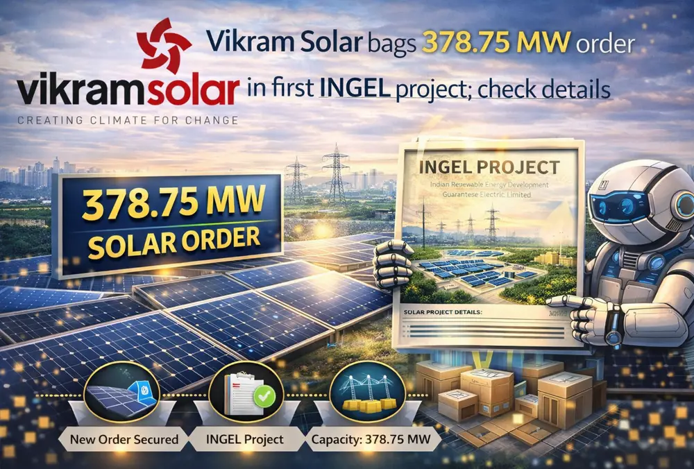 Vikram Solar wins 378.75 MW order for INGEL project