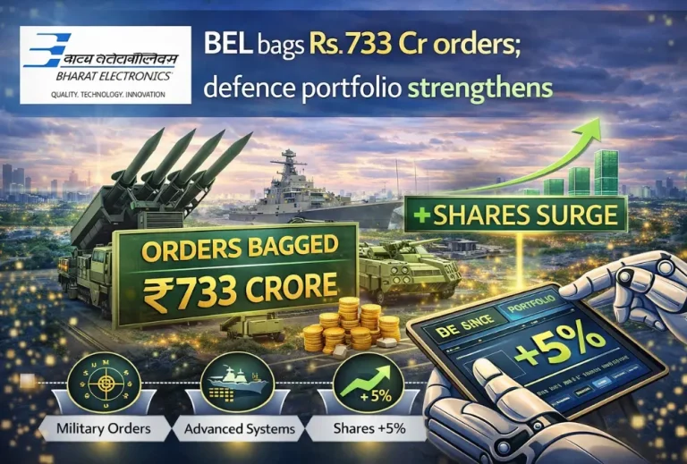 BEL bags Rs. 733 Cr orders; defence portfolio strengthens