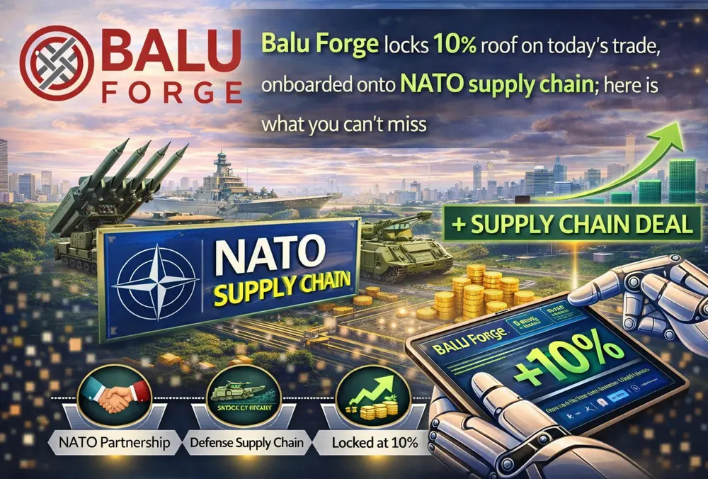 Balu Forge hits 10% upper circuit after NATO supply deal