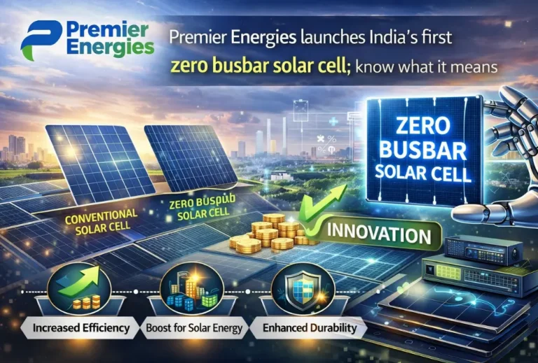 Premier Energies launches India’s first zero busbar solar cell; know what it means