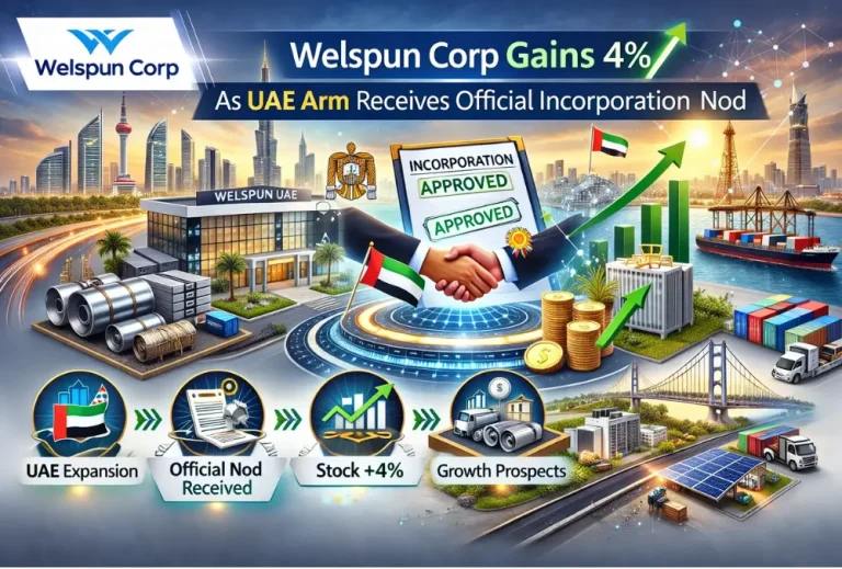 Welspun Corp gains 4% as UAE arm receives official incorporation nod