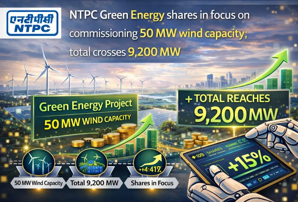 NTPC Green Energy commissions 50 MW wind, total hits 9,200 MW