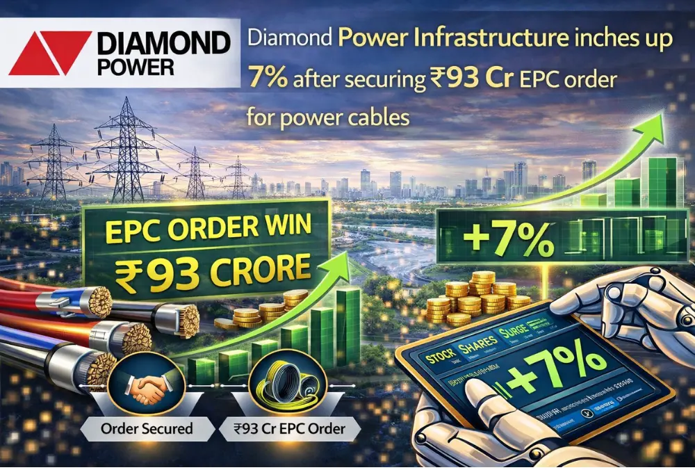 Diamond Power shares up 7% on ₹93 Cr EPC cable order