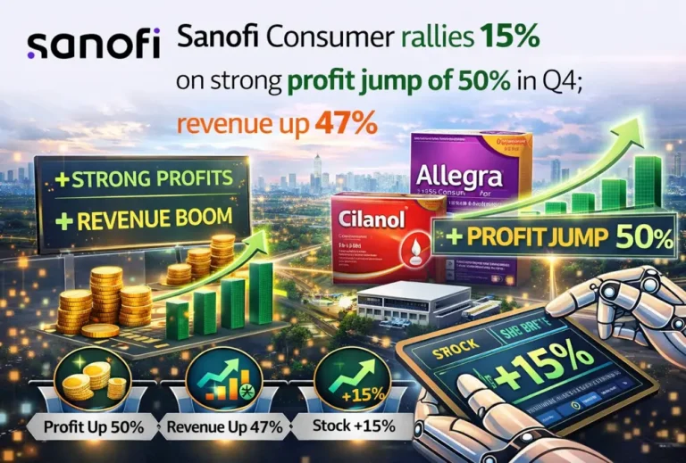 Sanofi Consumer rallies 15% on strong profit jump of 50% in Q4; revenue up 47%