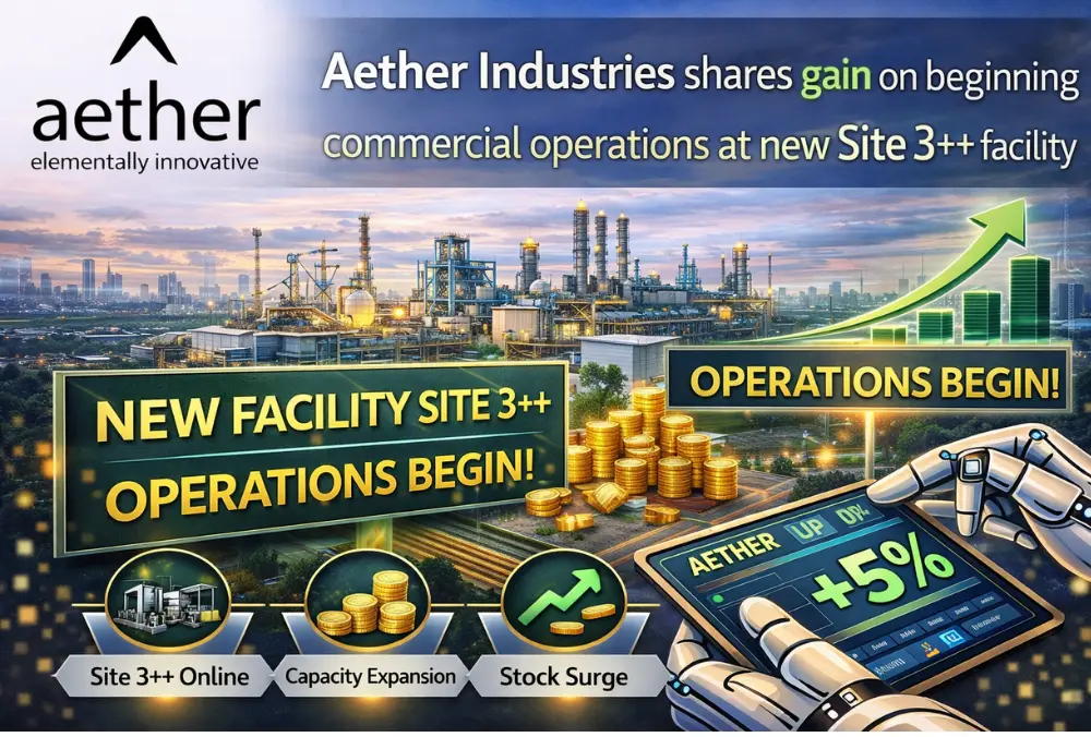 Aether Industries begins operations at new Site 3++ facility