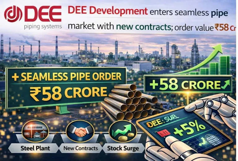DEE Development enters seamless pipe market with new contracts; order value ₹58 Cr
