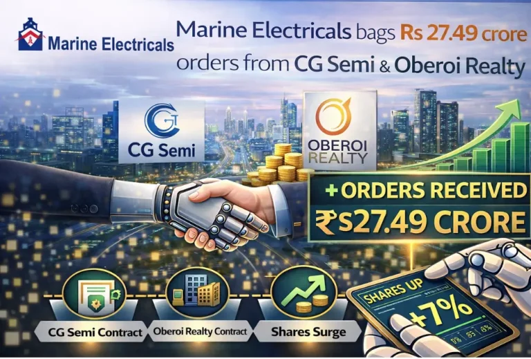 Marine Electricals bags Rs 27.49 crore orders from CG Semi & Oberoi Realty