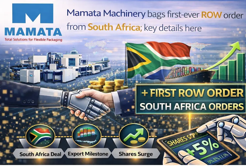 Mamata Machinery wins first ROW order from South Africa