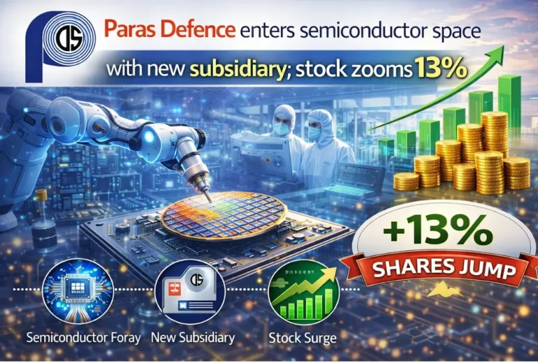 Paras Defence enters semiconductor space with new subsidiary; stock zooms 13%