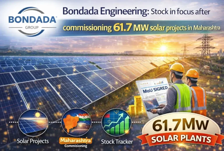 Bondada Engineering: Stock in focus after commissioning 61.7 MW solar projects in Maharashtra