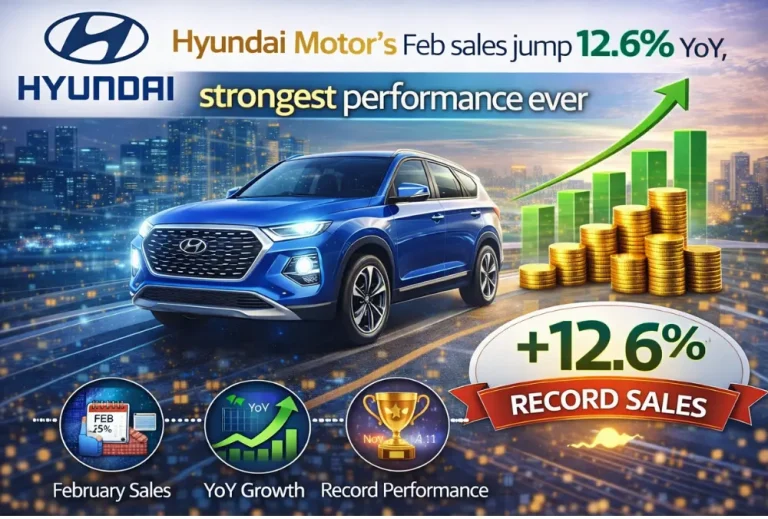 Hyundai Motor’s Feb sales jump 12.6% YoY, strongest performance ever