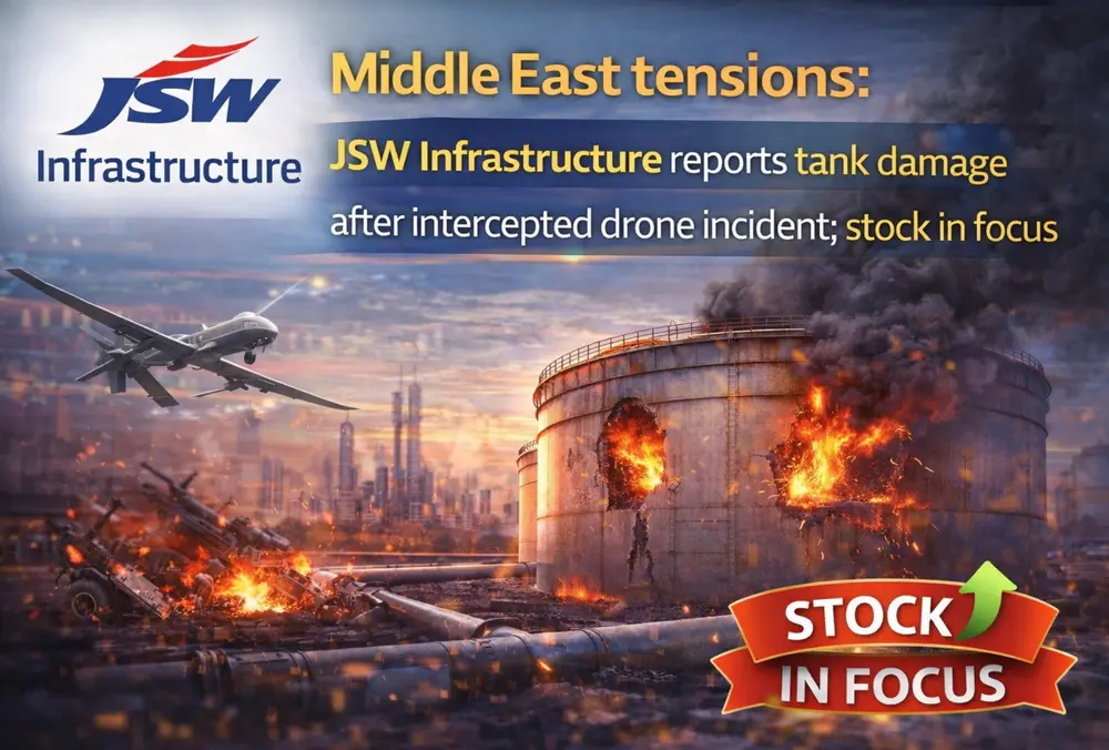 JSW Infra tank damage after intercepted drone incident