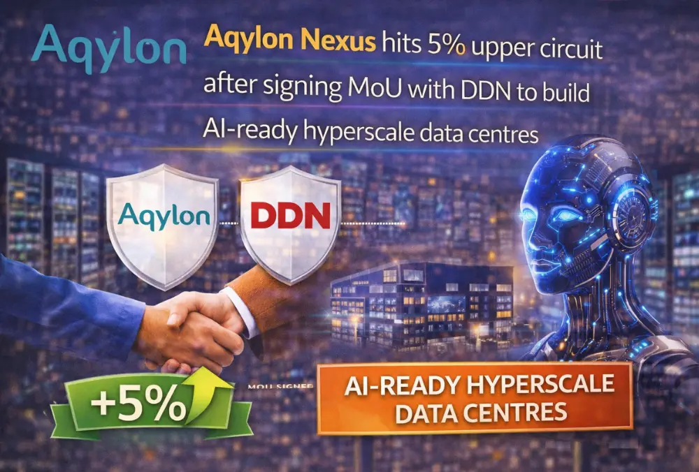Aqylon Nexus hits 5% upper circuit after DDN MoU