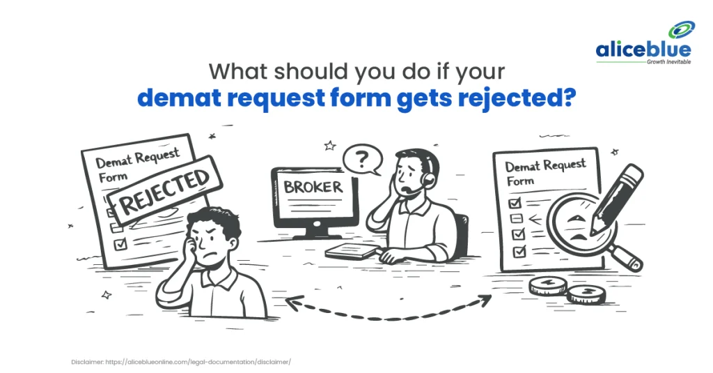 What should you do if your demat request form gets rejected? (2026 Full Guide)