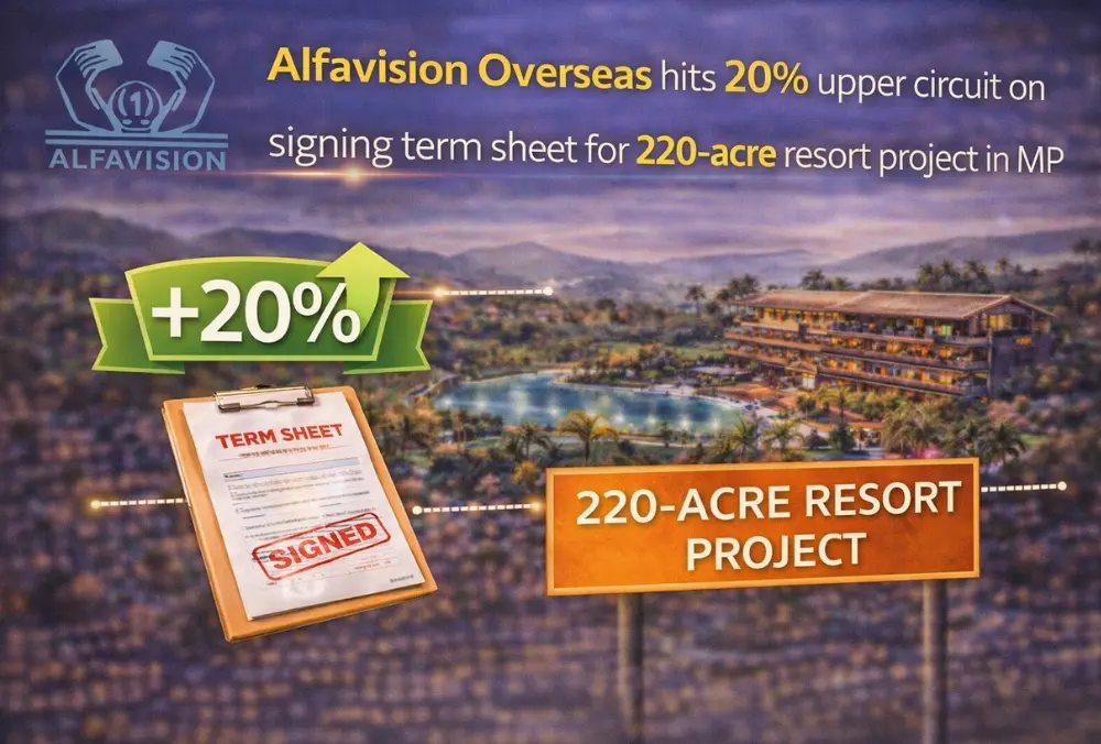 Alfavision Overseas hits 20% upper circuit on MP resort deal
