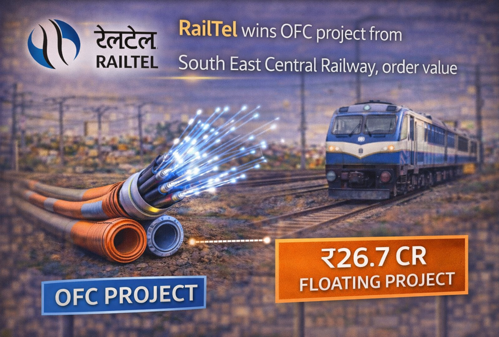 RailTel wins ₹26.7 crore OFC project from South East Central Railway