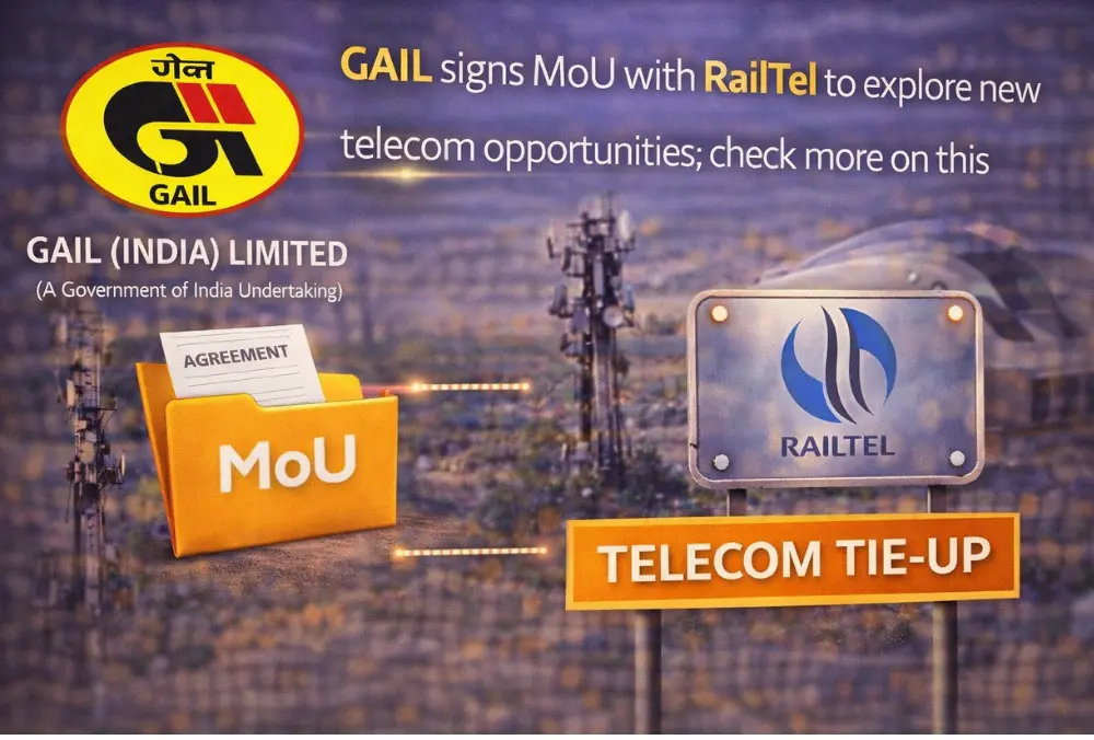 GAIL signs MoU with RailTel for telecom opportunities