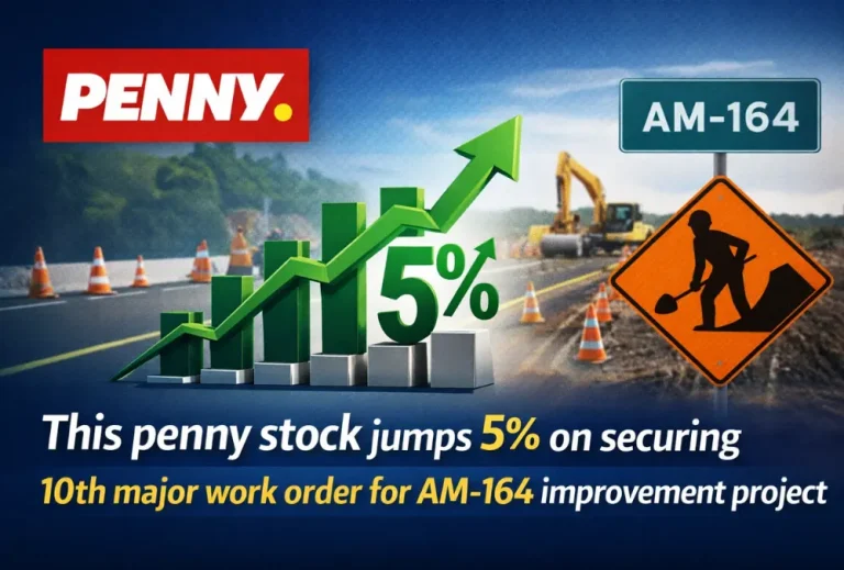 This penny stock jumps 5% on securing 10th major work order for AM-164 improvement project