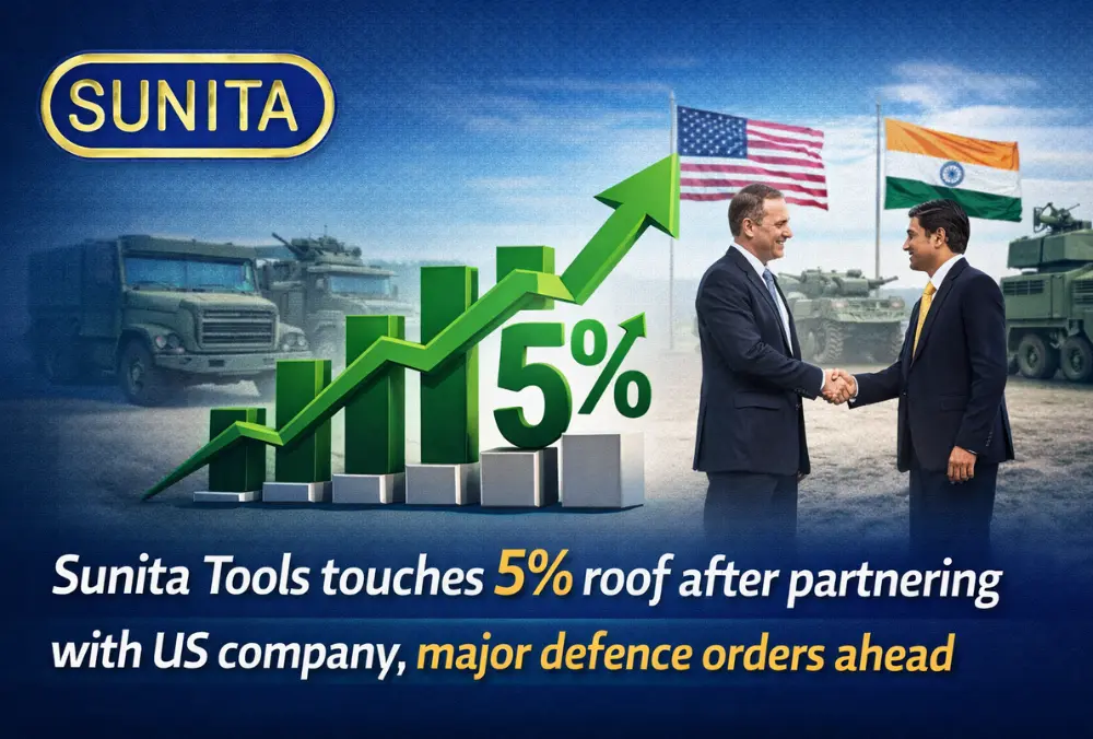 Sunita Tools stock hits 5% upper circuit after US defence partnership