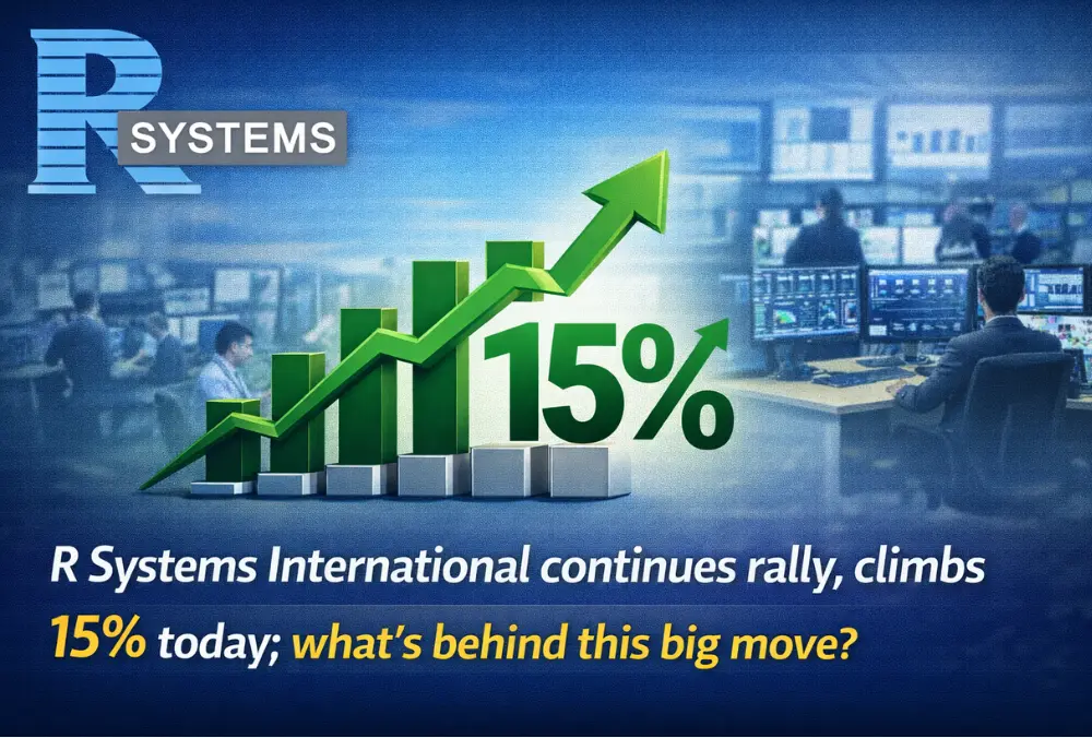 R Systems International stock climbs 15% as rally continues