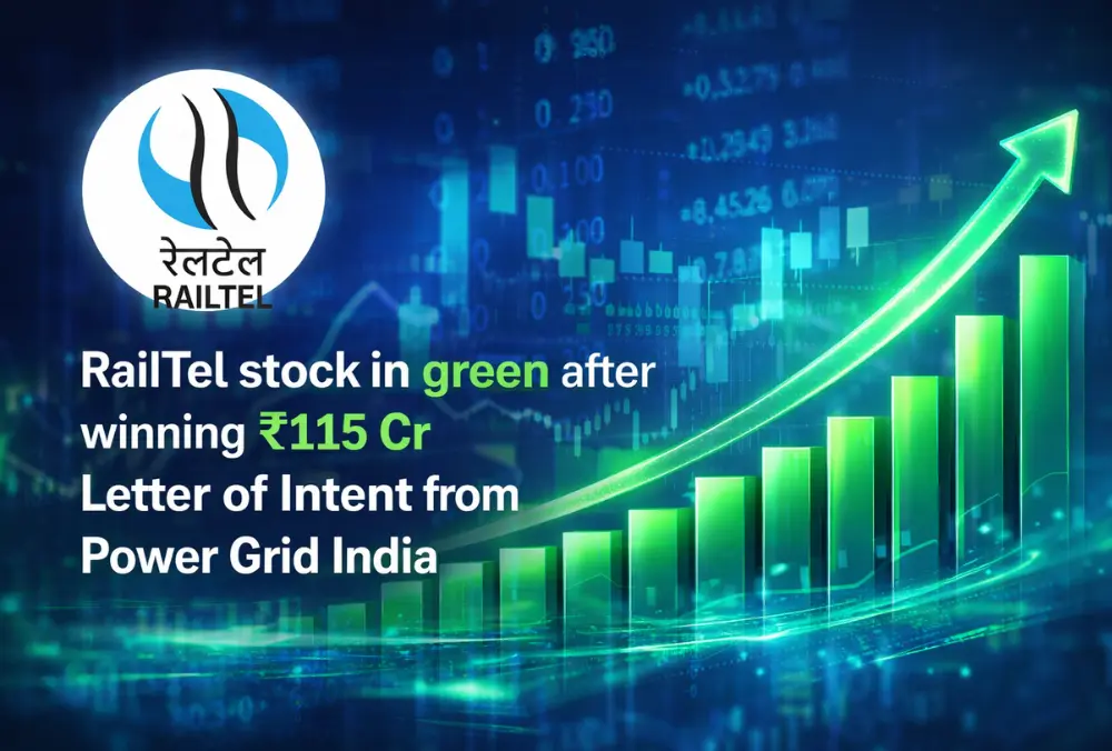 railtel stock gains after ₹115 crore power grid india loi