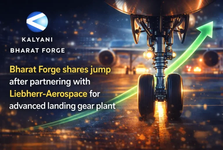 Bharat Forge shares jump after partnering with Liebherr-Aerospace for advanced landing gear plant