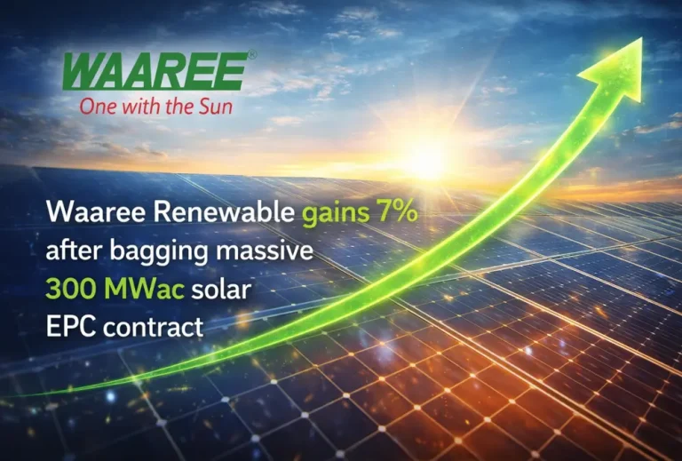 Waaree Renewable gains 7% after bagging massive 300 MWac solar EPC contract