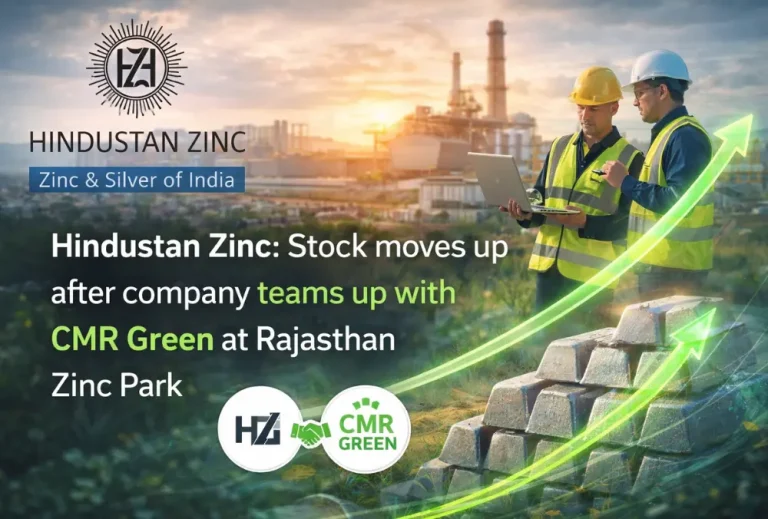 Hindustan Zinc: Stock moves up after company teams up with CMR Green at Rajasthan Zinc Park