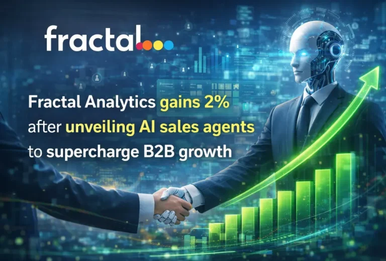 Fractal Analytics gains 2% after unveiling AI sales agents to supercharge B2B growth