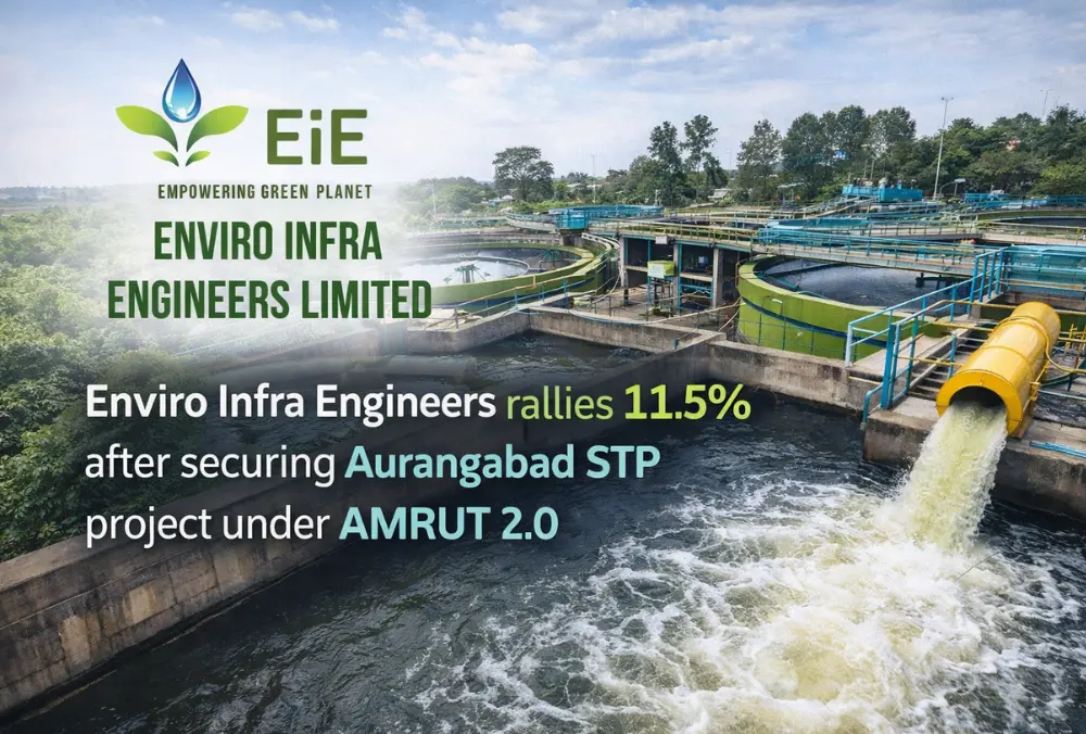 Enviro Infra Engineers stock rallies 11.5% after Aurangabad STP project under AMRUT 2.0