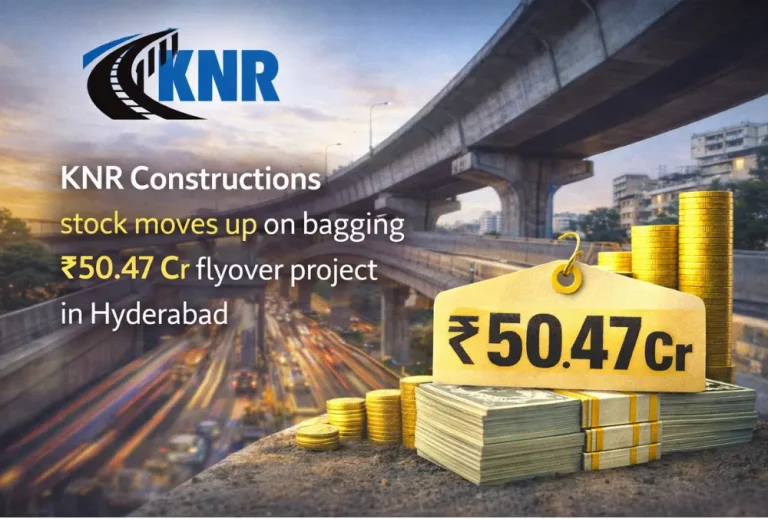 KNR Constructions stock moves up on bagging ₹50.47 Cr flyover project in Hyderabad