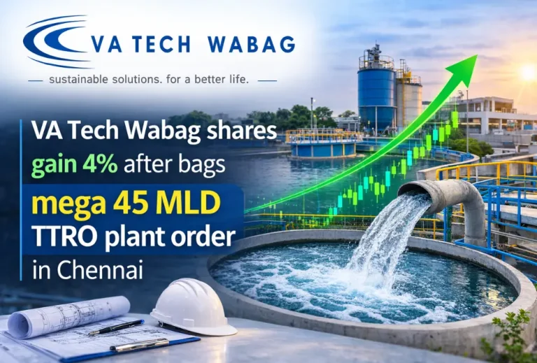 VA Tech Wabag shares gain 4% after bags mega 45 MLD TTRO plant order in Chennai