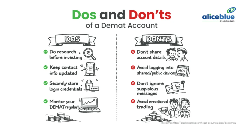 Dos and Don’ts of a Demat Account