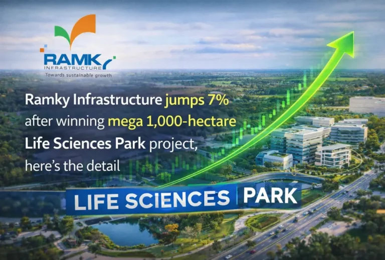 Ramky Infrastructure jumps 7% after winning mega 1,000-hectare Life Sciences Park project, here’s the detail