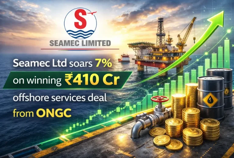 Seamec Ltd soars 7% on winning ₹410 Cr offshore services deal from ONGC