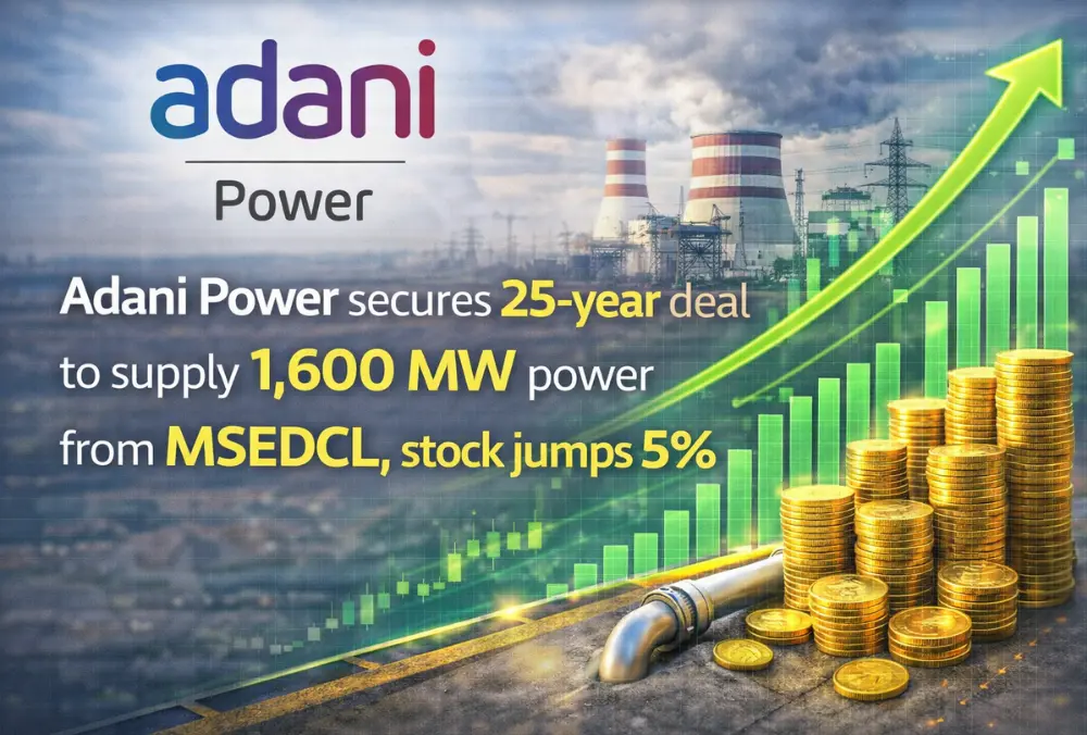 adani power secures 25 year deal to supply 1600 mw power from msedcl