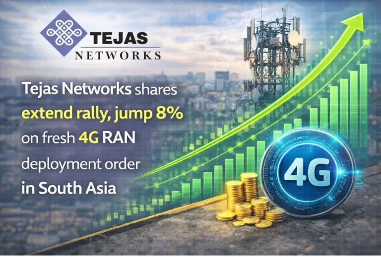 Tejas Networks shares extend rally, jump 8% on fresh 4G RAN deployment order in South Asia