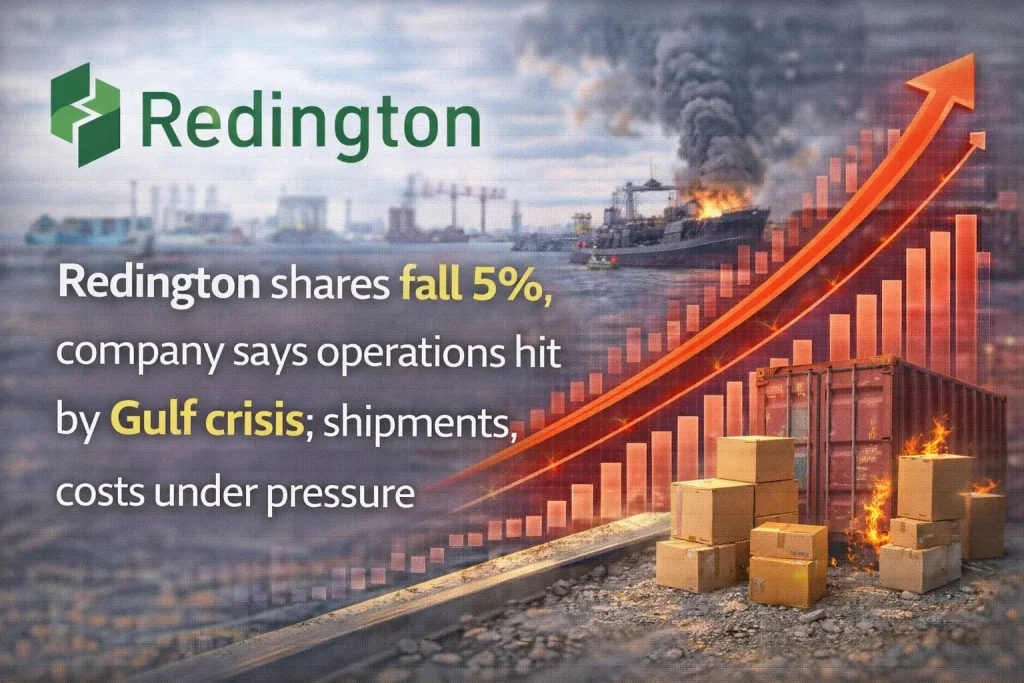 Redington stock falls amid Gulf crisis impacting shipments and costs