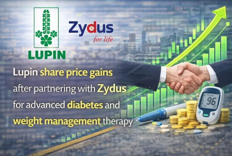 Lupin share price gains after partnering with Zydus for advanced diabetes and weight management therapy