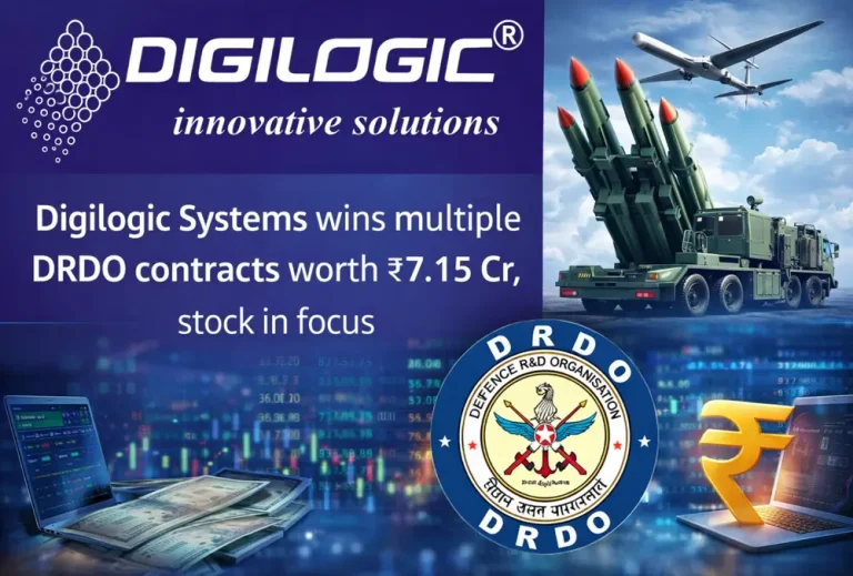 Digilogic Systems wins multiple DRDO contracts worth ₹7.15 Cr, stock in focus